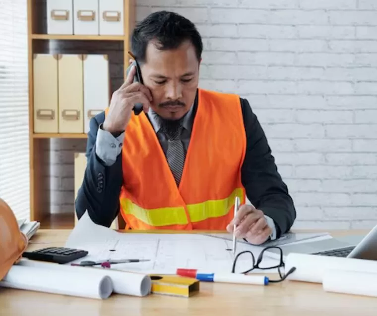 Engenheiro-chefe de uma empresa de materiais de construção