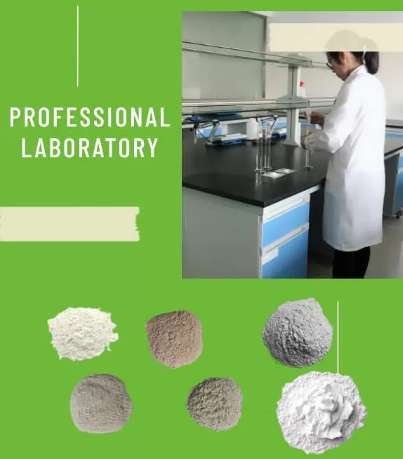 Ponçage de bentonite Laboratoire professionnel